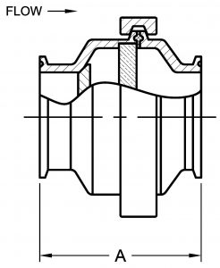 Tri-Clamp Check Valve Compact