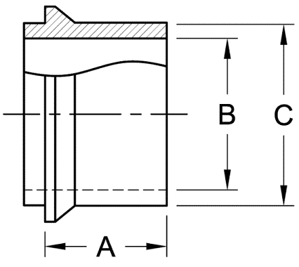 Heavy Wall Male I-Line Ferrule