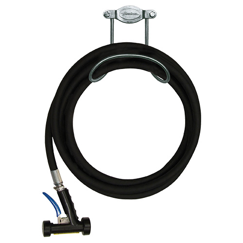 washdown hose with spray nozzle